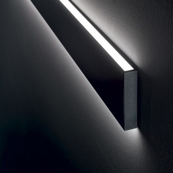 Ideal Lux 242019 LINUS nástěnné svítidlo LED 34W/3850lm 3000K černá