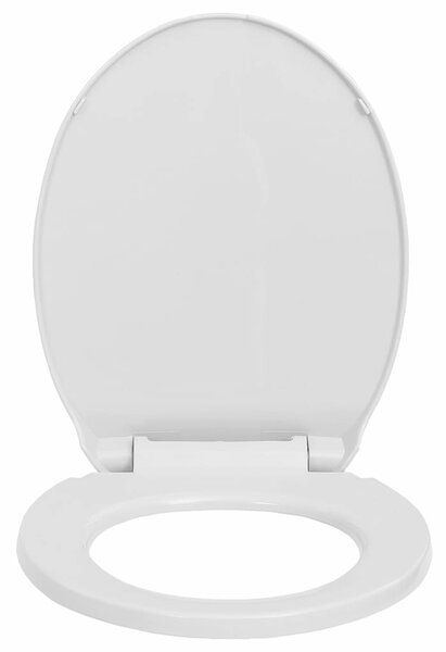 WC sedátko s pomalým sklápěním světle šedé oválné 145814