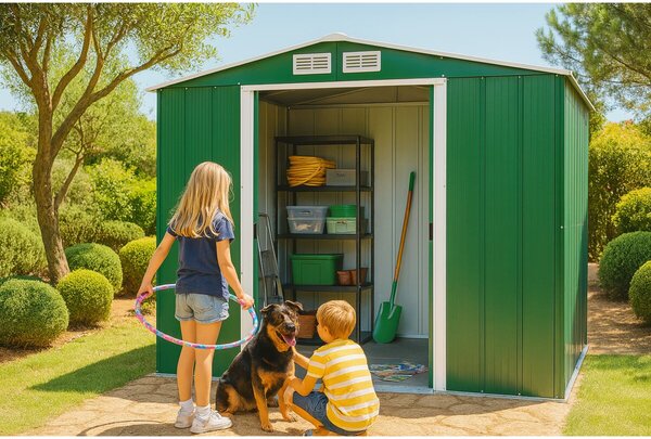 Titan Eco Zahradní domek 4,7 m², zelený DURAMAX 61161