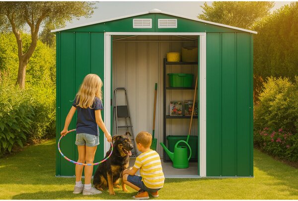 Titan Eco Zahradní domek 4,7 m², zelený DURAMAX 61161