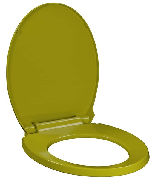 WC sedátko s pomalým sklápěním zelené oválné 145824