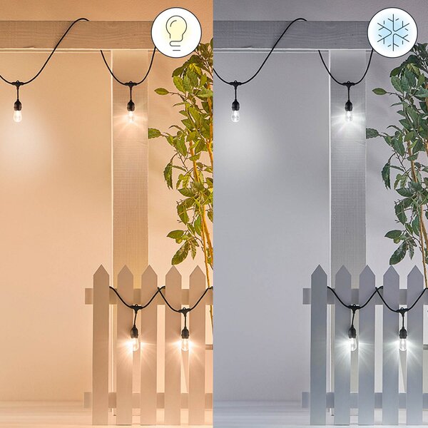Světelné řetězy WiZ, Sting Lights, stmívatelné, Černá, Plast, Moderní