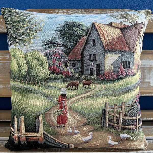 Gobelínový povlak na polštář 42x42 cm Eden 6230 Barva Vícebarevná Rozměry 42x42 cm