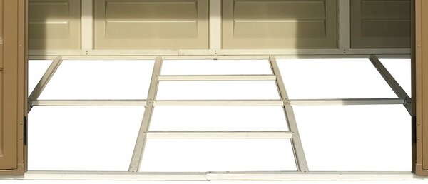 Woodside Zahradní domek 8 m² + podlahová konstrukce, vinylový, béžový DURAMAX 30214