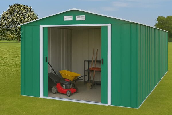 Colossus Eco XXL Zahradní domek 11,6 m², zelený DURAMAX 61361
