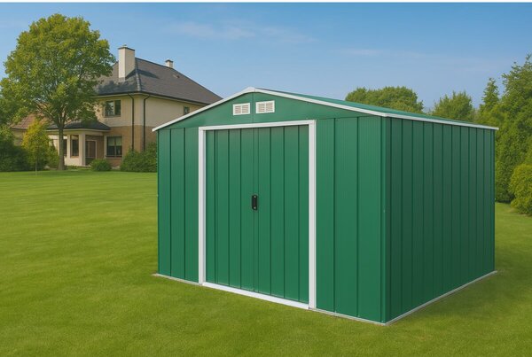 Colossus Eco XXL Zahradní domek 11,6 m², zelený DURAMAX 61361