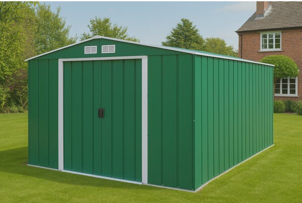 Colossus Eco XXL Zahradní domek 11,6 m², zelený DURAMAX 61361