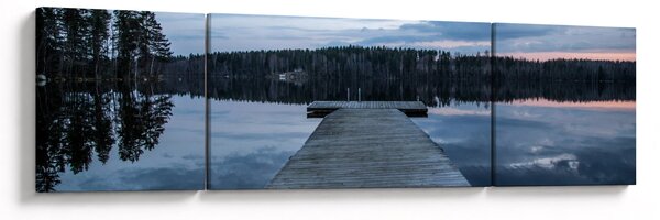 Obraz - Molo na jezeře (170x50 cm)