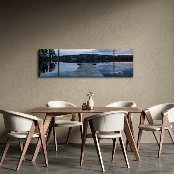 Obraz - Molo na jezeře (170x50 cm)