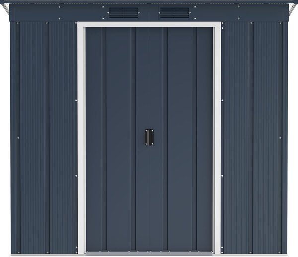 Pent Roof Eco Zahradní domek 2,5 m² + podlahové profily, antracit DURAMAX 50023