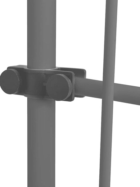 Ručně zatahovací markýza s LED světlem 250 cm modrobílá 145844