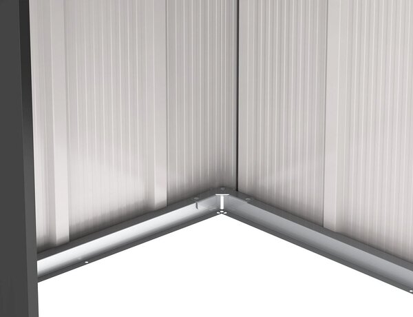 Pent Roof Eco Zahradní domek 2,5 m² + podlahové profily, antracit DURAMAX 50023