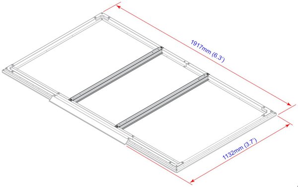 Pent Roof Eco Zahradní domek 2,5 m² + podlahové profily, antracit DURAMAX 50023