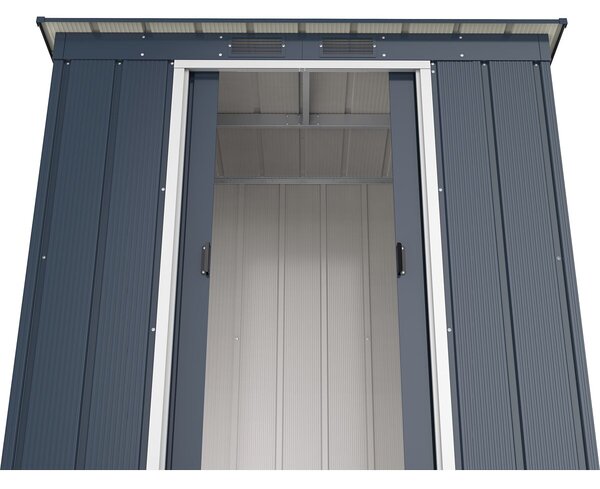 Pent Roof Eco Zahradní domek 2,5 m² + podlahové profily, antracit DURAMAX 50023
