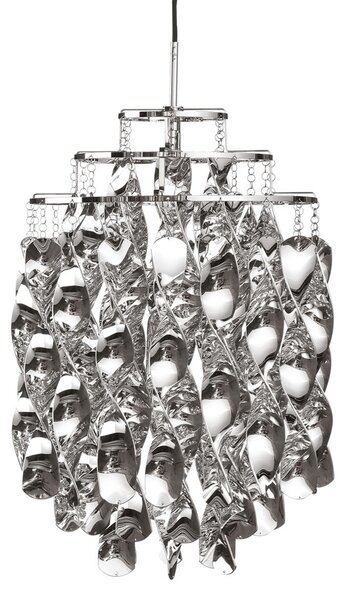 Závěsná svítidlo Verpan, Spiral Mini, stmívatelné, Metalická, Obývací pokoj, Plast, Design