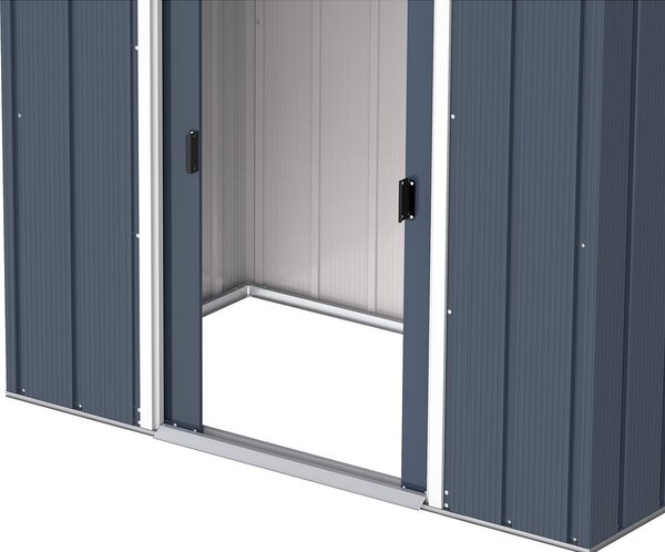 Pent Roof Eco Zahradní domek 2,5 m² + podlahové profily, antracit DURAMAX 50023
