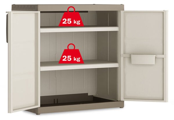 Excellence Low XL Úložná skříňka, béžová KETER 9681