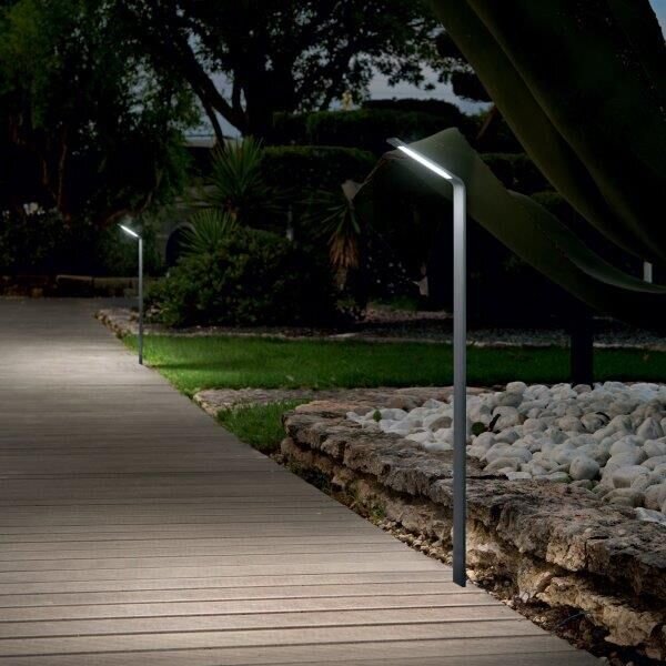 Ideal Lux 254388 AGOS venkovní sloupek LED V600mm 6,5W/600lm 3000K IP54 antracit