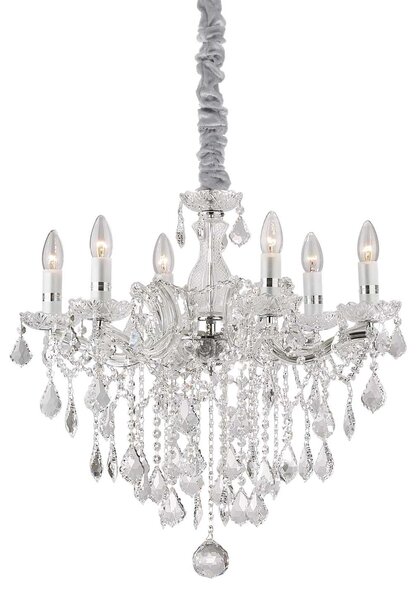 Ideal Lux Závěsné svítidlo FLORIAN SP6 CROMO