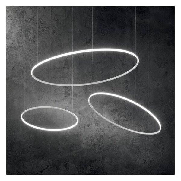 Ideal Lux 258751 HULAHOOP závěsné svítidlo LED D1005mm 50W/5000lm 3000K bílá