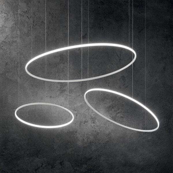Ideal Lux 258751 HULAHOOP závěsné svítidlo LED D1005mm 50W/5000lm 3000K bílá