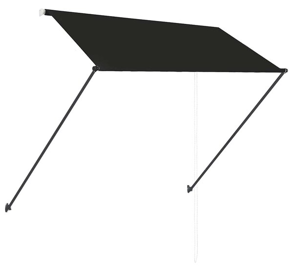 Zatahovací markýza s LED 250 x 150 cm antracitová 145917