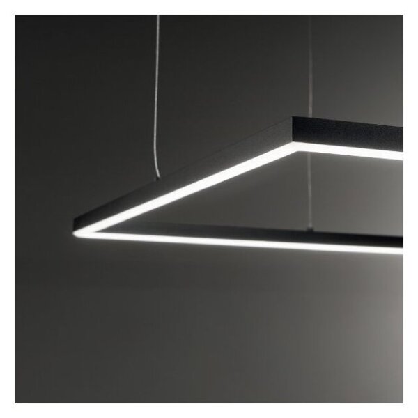 Ideal Lux 259161 ORACLE SLIM závěsné svítidlo LED 33W/2650lm 3000K černá