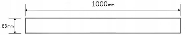 Mexen M33 kryt na nerezový žlab 100 cm, zlatá, 1533100