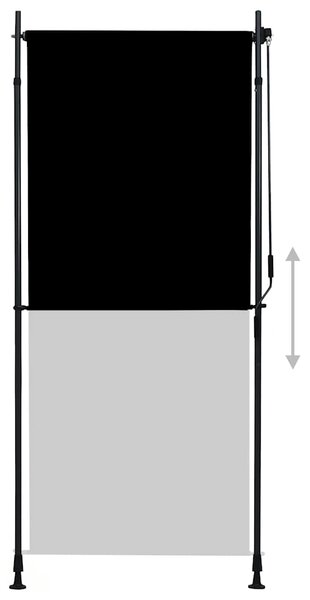 Venkovní roleta 100 x 270 cm antracitová 145935