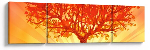 Obraz - Strom v záři slunce (170x50 cm)