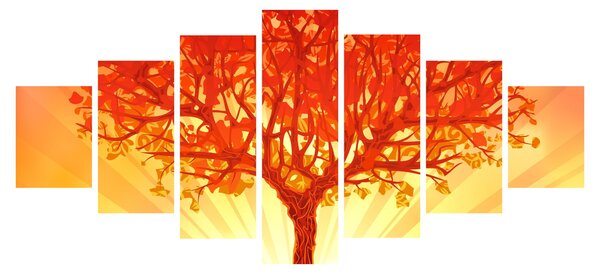 Obraz - Strom v záři slunce (210x100 cm)