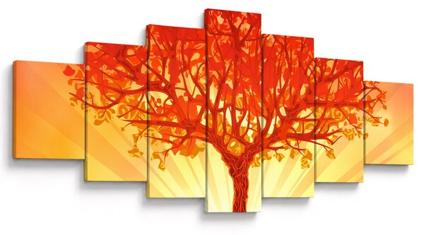 Obraz - Strom v záři slunce (210x100 cm)