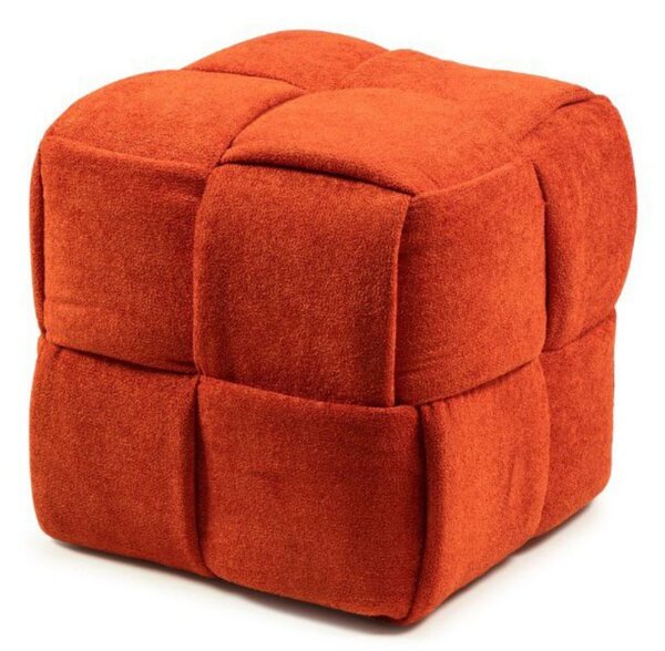 Taburetka Knitte (oranžová). Akce -18%
