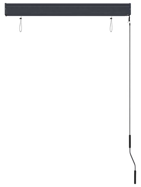 Venkovní roleta 100 x 250 cm bílooranžová 145957
