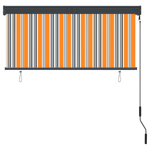 Venkovní roleta 140 x 250 cm žlutomodrá 145968