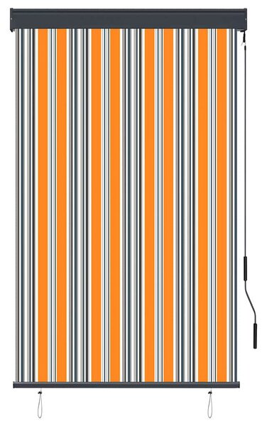 Venkovní roleta 100 x 250 cm žlutomodrá 145956