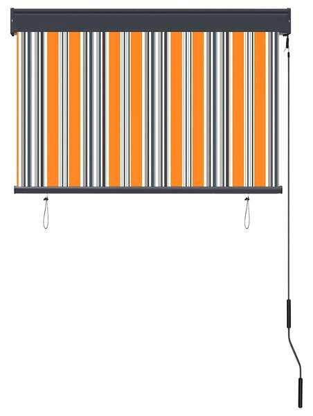 Venkovní roleta 100 x 250 cm žlutomodrá 145956