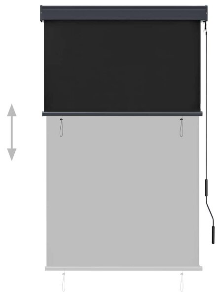 Venkovní roleta 100 x 250 cm antracitová 145958