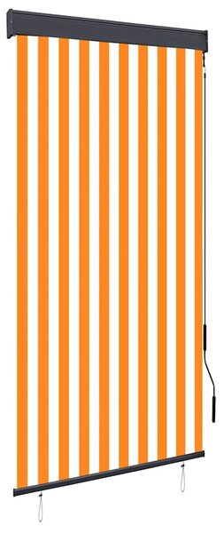Venkovní roleta 100 x 250 cm bílooranžová 145957