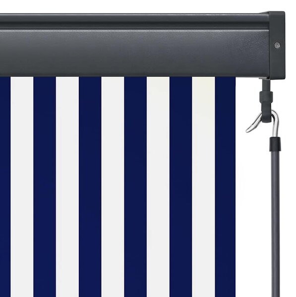 Venkovní roleta 100 x 250 cm modrobílá 145955