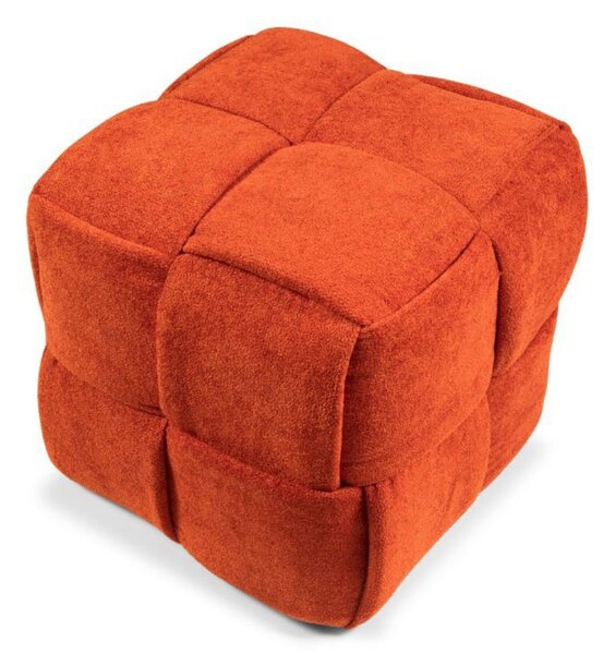 Taburetka Knitte (oranžová). Akce -18%