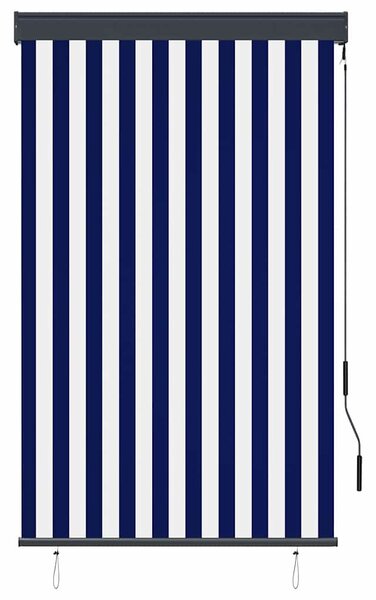Venkovní roleta 100 x 250 cm modrobílá 145955
