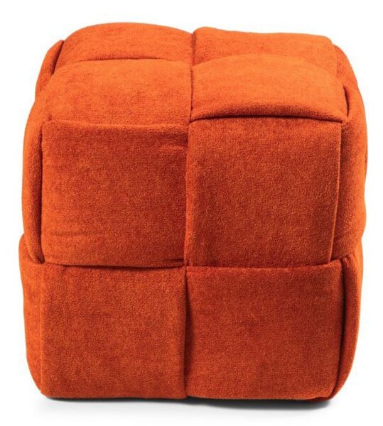 Taburetka Knitte (oranžová). Akce -18%