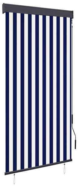 Venkovní roleta 100 x 250 cm modrobílá 145955