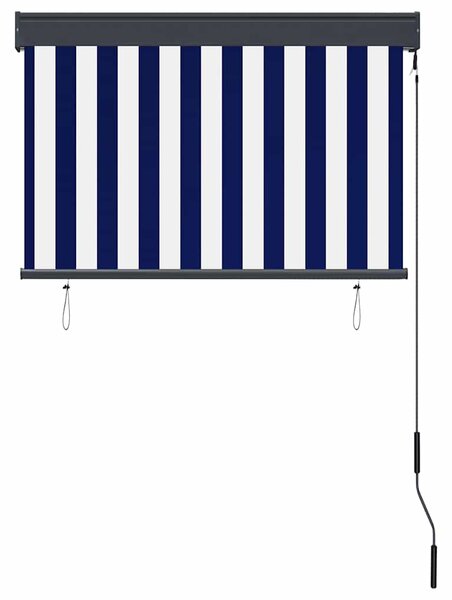Venkovní roleta 100 x 250 cm modrobílá 145955