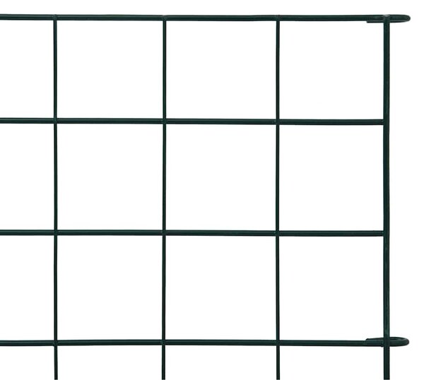 Zahradní plot 77,5 x 64 cm zelený 146102