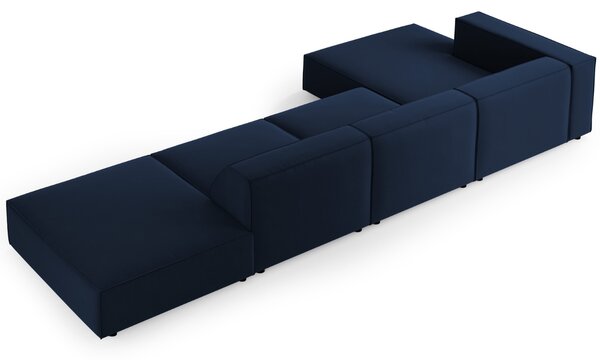 -25 % Dny MOMENTI– Cosmopolitan Design Sametová rohová pohovka Arendal 341 cm, levá