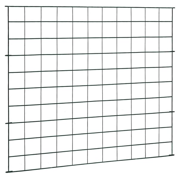 Zahradní plot 77,5 x 64 cm zelený 146102