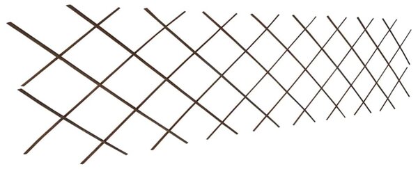 Vrbové trelážové ploty 5 ks 180 x 60 cm 146072