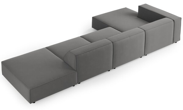 -25 % Dny MOMENTI– Cosmopolitan Design Sametová rohová pohovka Arendal 341 cm, levá